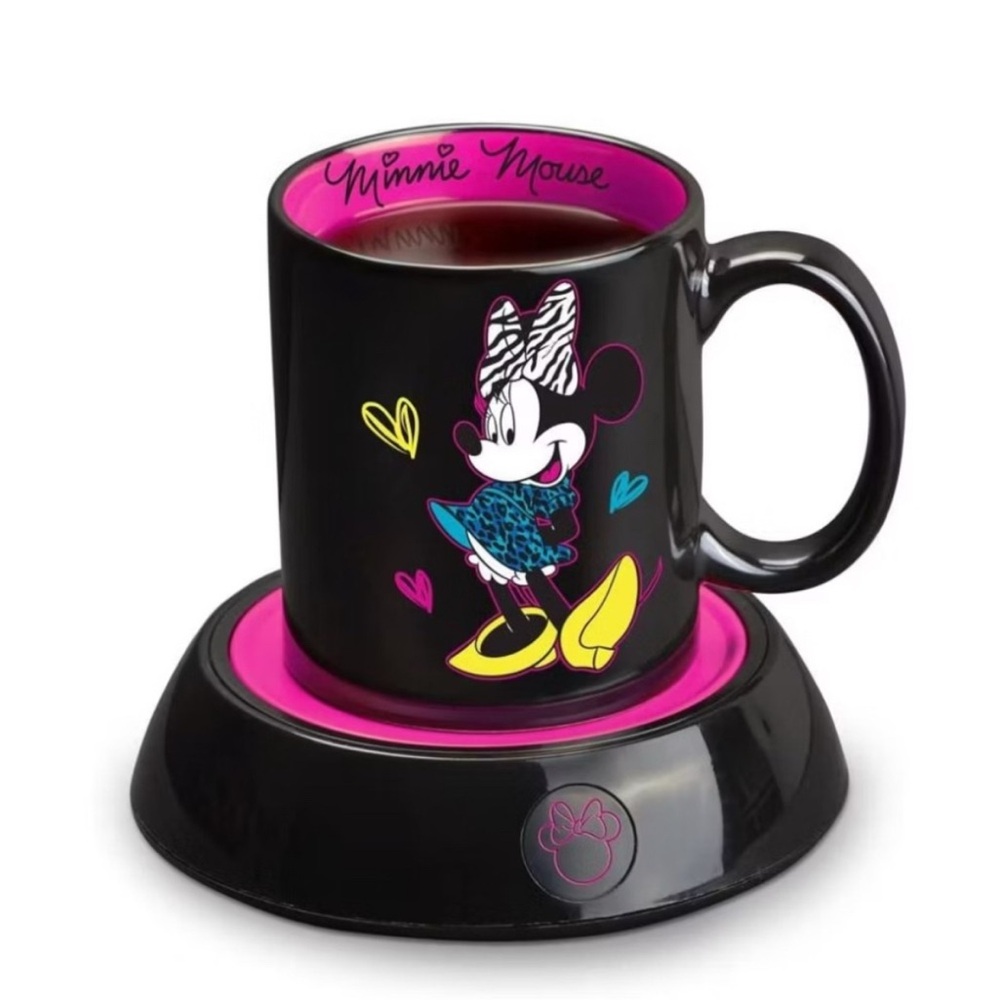 Disney Minnie Mouse Mug Warmer with
10 Oz Mug Included